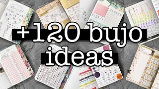Bullet journal ideas MARATHON 💜 +120 ideas for your bujo
