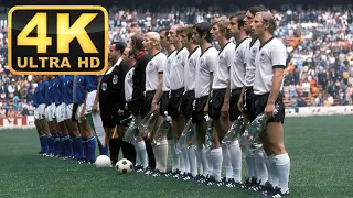 Germany - Italy WORLD CUP 1970 Highlights | 4K ULTRA HD 50 fps |