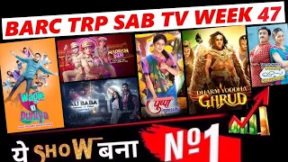 Sab TV Week 47 (2022) TRP - Sony Sab Week 47 Main Trp - Sab TV Shows TRP List