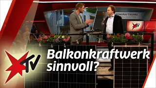 Kann man mit Balkonkraftwerken Geld sparen? | stern TV Talk