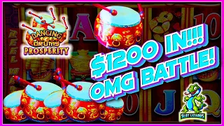 I PUT $1200 IN Dancing Drums Prosperity Slot AND THIS HAPPENED!!!