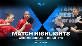 Tomanovska/Blaskova vs Kukulkova/Labosova | WTT Contender Budapest 2021 (R16)