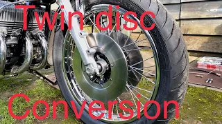 Twin disc conversion - Kawasaki S1 550 four