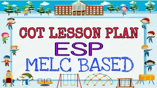 COT LESSON PLAN IN ESP