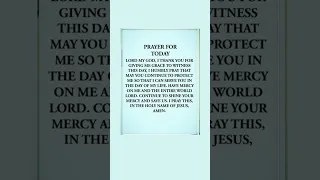Morning Prayer #prayer #praisethelord #prayerforyou #divinemercy #shorts