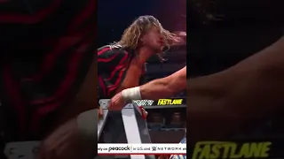 Seth Rollins gets destroyed by Shinsuke Nakamura#wwe #wwefastlane