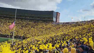 Maize-Out Michigan stadium Seven Nation Army
