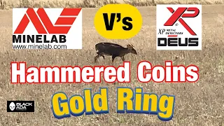 Gold Ring & Silver Hammered Coins Recovered Minelab Nox 800 Vs Xp Deus Metal Detecting One To Watch