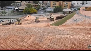 Arena MRV - 17/10/2022 - 1/ ATERRO & MÁQUINAS CHEGANDO NA RUA WALFRIDO MENDES.