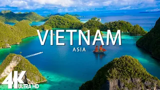 FLYING OVER VIETNAM ( 4K UHD ) - Relaxing Music Along With Beautiful Nature Videos -  4K Video Ultra
