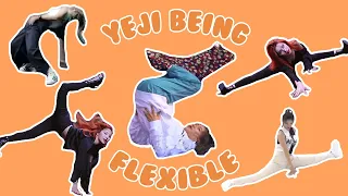 ITZY yeji being flexible for 2 minutes