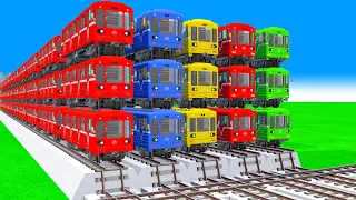 踏切アニメ あぶない電車 TRAIN 🚦 Fumikiri 3D Railroad Crossing Animation # train #1