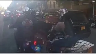 Like 'Mad Max': Watch NYC bikers chase family's SUV