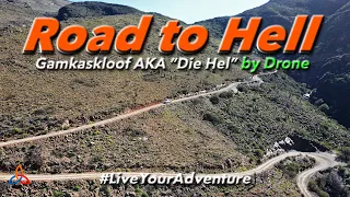 Die Hel Drone View Gamkaskloof AKA "The Hell" South Africa