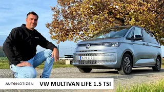 VW Multivan Life (136 PS): Was kann die neue Basis? Test | Review | 2021 / 2022