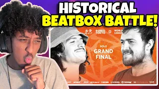 Yolow Reacts | RIVER' 🇫🇷 🇨🇴 vs NaPoM 🇺🇸 | GRAND BEATBOX BATTLE 2023: WORLD LEAGUE | Solo Final