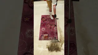 Incredible Rug Cleaning Transformation In Only 60 Seconds! Satisfying ASMR Carpet Cleaning. #shorts