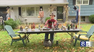 Gates man builds Halloween displays, helps him cope with personal battle