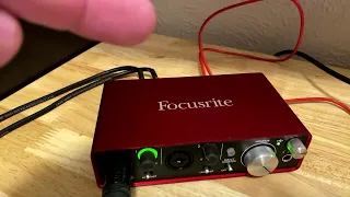 How To Ep1: How to use a Scarlett 2i2 to connect to a mic to an Atem Constellation