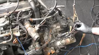 vw aaz 1.9 td engine start up on the floor