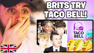 Brit Reacts to British Highschoolers try Taco Bell for the first time!