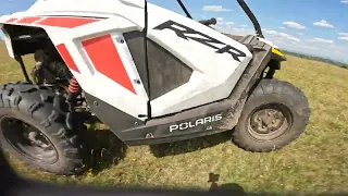 How you should NOT drift and easily crash and rollover with the Polaris RZR 200