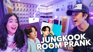 We Filled Nianas ROOM With Jungkook PICTURES!! | Ranz and Niana