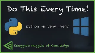 Python Virtual Environments on Windows 10