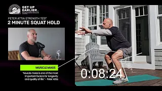 2 Minute Squat Hold - Peter Attia Longevity Strength Test for Over 40 Years Old - Attia's rule