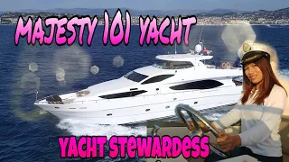 tour inside majesty 101 yacht