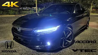 2022 Honda Accord 2.0T Sport - POV Night Drive 4K (Binaural Audio) 8 Speaker Sound System