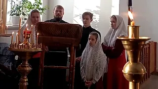 Глас Господень Тропарь Богоявлению на освящении воды. Глас 8. Orthodox Christian Chant