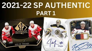 I’M GIVING THIS ANOTHER SHOT!! | 2021-22 SP Authentic Hockey Hobby Box Opening Part 1