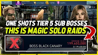 Injustice 2 Mobile | One Shot Tier 5 Sub Bosses | This is Magic