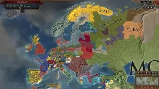 Europa Universalis 4 AI Timelapse - Extended Timeline Mod 1251-2500