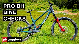 7 Pro DH Bike Checks from Crankworx Rotorua 2021