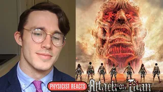 Physicist REACTS to Attack On Titan Physics Scenes #2