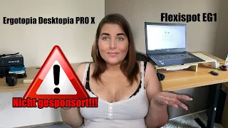 Ergotopia Desktopia Pro X vs. Flexispot EG1- Stabilität und Lautstärke im Test! Nicht Gesponsort!