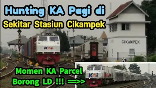 Hunting Kereta Api di Cikampek Pagi Hari, Banyak Momen Kereta Apinya !!!