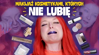 Boli, skleja, męczy 😱 Cała twarz kosmetykami których NIE LUBIĘ