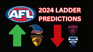 2024 AFL LADDER PREDICTIONS + FINALS