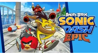 Angry birds Sonic Dash Epic - Chuck gameplay