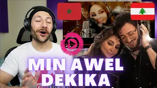 🇨🇦 CANADA REACTS TO Elissa & Saad Lamjarred Min Awel Dekika اليسا وسعد لمجرد - من أول دقيقة REACTION