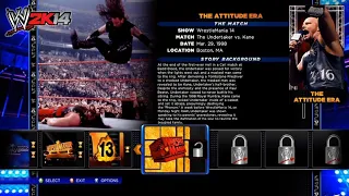 WWE2K14 WrestleMania 14: The Undertaker vs Kane, March 29 1998