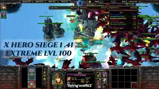 X Hero Siege versión 1.41 Challenge - Impossible -Extreme lvl 100 - 8 ways with Jaina & Lich