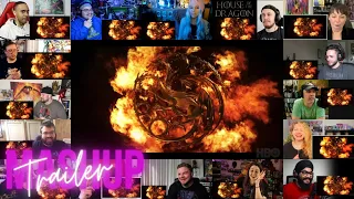 House of Dragon - Trailer Reaction Mashup 🐉⚔️ - Game of Thrones Series - HBO