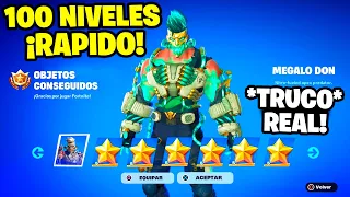 *TRUCO REAL* Como SUBIR 100 NIVELES MUY RAPIDO en FORTNITE TEMPORADA 3! BUG de EXPERIENCIA FORTNITE