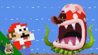 Mario vs the GIANT Mom Piranha MAZE (Mario Cartoon Animation)