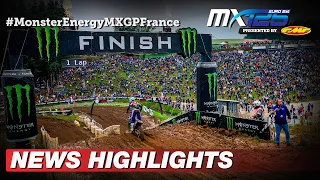 News Highlights | EMX125 Presented by FMF Racing Race 2 | Monster Energy MXGP of France 2022 #MXGP