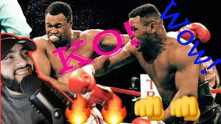 HUH?FIRST TIME reacting to MIKE TYSON KOs, Mike Tyson's Career Knockouts Volume I BY CHISLED ADONIS